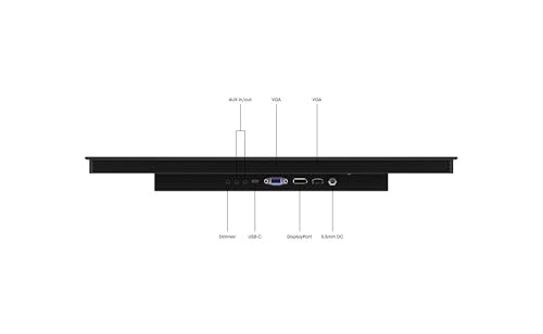 Image of Beetronics 24 Inch High Brightness Touchscreen Monitor | Full HD 1080p | IP66 Waterproof & Dustproof | Industrial Sunlight Readable Outdoor Display for PC, Mac, Linux | 24HB9M /U1