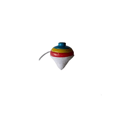 Image of Wooden Spinning top lattu Kids Game