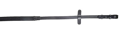 Muserolle suédoise HKM Anatomic en cuir noir taille poney - 3