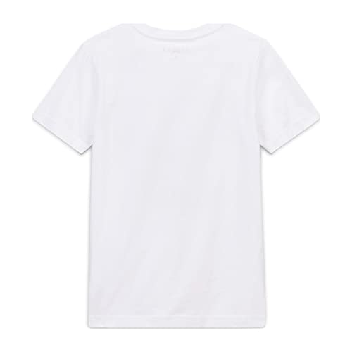 Jordan Boys (8-20) Short Sleeve Crew Neck Athletic T Shirt (White/Red, Medium)2