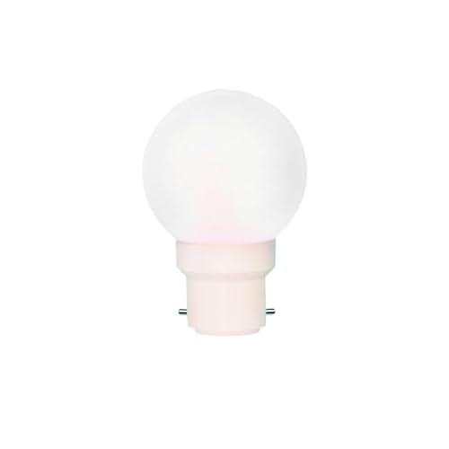 Image of K D 0.5W B22 LED Yellow LED Bulb (Deco Mini) (Bulb Pack of 05=- Mix Colour)