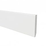 Zócalo - Rodapié Blanco de PVC hidrófugo, 9cm de alto y 220cm de largo