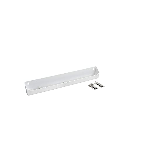 Image of Rev-A-Shelf 22 inch Tip-Out Plastic Sink Tray for Kitchen and Bathroom Base Cabinets, Large Pullout Vanity Shelf Home Organizer, White, LD-6591-22-11-1