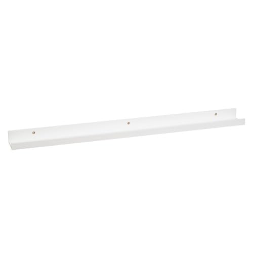 LOLAhome | Repisas de Pared | Balda Flotante Madera| Estante con Bordes | Estantería Estrecha para Cuadros Fotos y Decoración