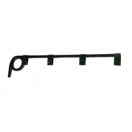 Image of United Pacific 10625 Mud Flap Hanger, Black Straight, 1 Coil