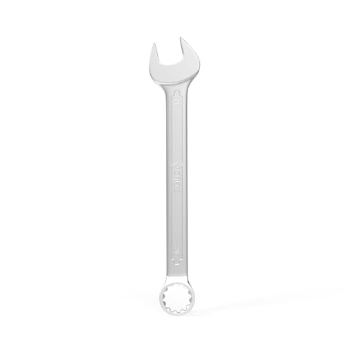 Image of Groz Combination Spanner 26 mm, Length 300 mm | DIN 3113 Standards | Chrome Vanadium, Matt Satin Chrome Combination Wrench Tool | CSP /DIN /26G