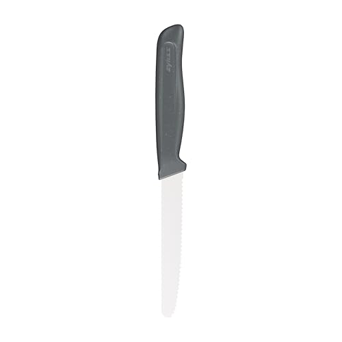 Zyliss Tomatenmesser mit Wellenschliff, 10 cm-3,9 Zoll, scharfer deutscher Edelstahl mit nachhaltigem, rutschfestem Griff aus Weizenstroh, Schutzhülle, professionelles Küchenmesser, spülmaschinenfest Zyliss Tomatenmesser mit Wellenschliff, 10 cm-3,9 Zoll, scharfer deutscher Edelstahl mit nachhaltigem, rutschfestem Griff aus Weizenstroh, Schutzhülle, professionelles Küchenmesser, spülmaschinenfest