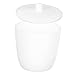 CHILDWEET PTFE Crucible with lid Ceramic Casting Cup Crucible Melting Dish Jewelry Casting Crucible Ceramic Crucible Bowl Graphite Cup Furnace Cup Labs Crucible with lid White Gold