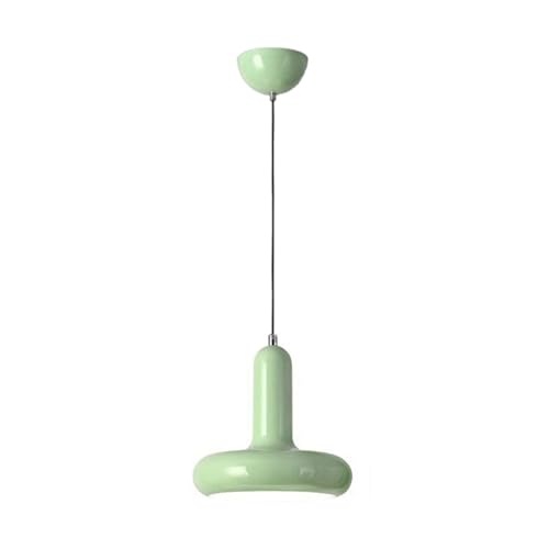 Suspension industrielle verte E27 de 20 cm pour plafond de loft