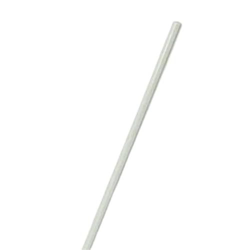 Varillas de fibra de vidrio sólidas blancas de 10.5x500mm para maquetas y bricolaje 20 uds