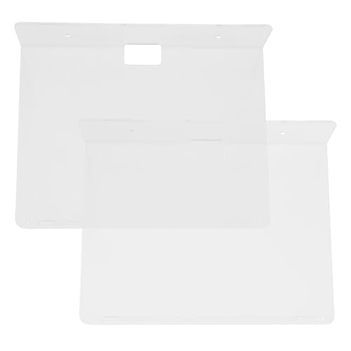 VINTORKY Estantes Flotantes de Metacrilato 2 Piezas Transparentes Soportes Ajustables para Almacenamiento en Pared, Montaje Sencillo sin Herramientas para Hogar y Oficina
