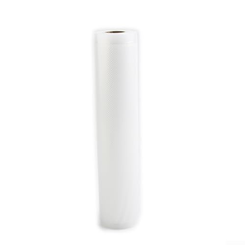 Simplifica tu preparación de comidas con nuestros rollos de bolsas al vacío en relieve para todo tipo de alimentos e ingredientes (28 x 500 cm)
