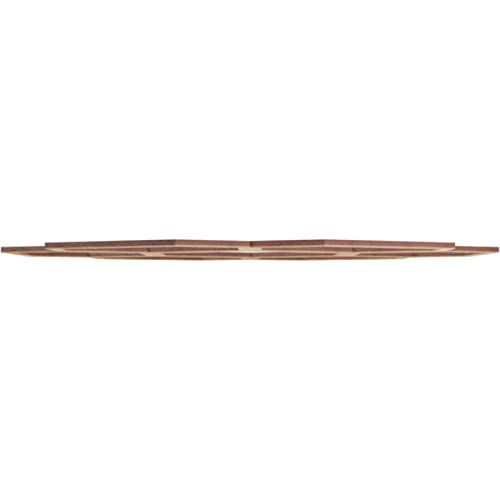 Image of Ekena Millwork 22 inchOD x 9 3 /8 inchID x 1 /4 inchT Florin Wood Fretwork Pierced Ceiling Medallion, Red Oak