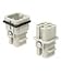 Heavy Duty Connector Insert, 8+PE, Less Contacts, Han D Series, Plug, 3A, 9 Contacts