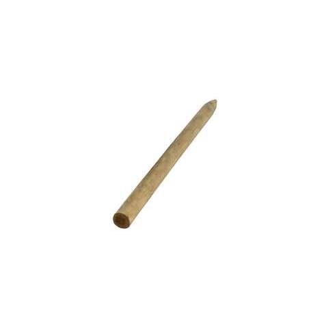 4wire 1.8M X 75MM MACHINED ROUND POINTED GARDEN TIMBER FENCE POST WOODEN TREATED TREE STAKES 8 PACK Cover