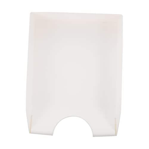 DOITOOL Box File Rack Organizing Clear Desk Organizer Organizers Desktop Document Holder File Folder Holder Desktop Filing Office Stand Small Desk Organizer Stackable Shelves White Plastic