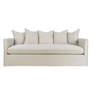 Jeffan Alexia Slipcover Sofa - Light Linen