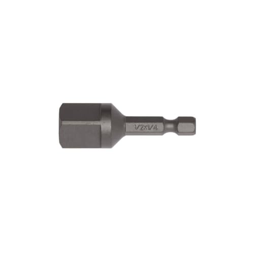 Teng Tools 50mm Bit Adaptor - 1/4 Inch Drive Hex - 1/2 Inch Drive Square -ACCSDA1412