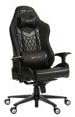 Gaming Office Chair 4D Armrests High-Back PU Leather Diamond Pattern Ergonomic Racing Executive Computer Chair Champion Series Black