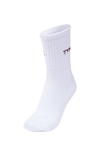 Image of TYKA Ultimate Cricket Cool Fibres Crew Socks for Men & Women | Moderate Cushion Design | Lightweight & Sweat Control | Extended Coverage Arch Support, Training Match Comfort Fit