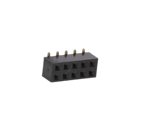Pack of 4 BG120-10-A-0-N-D Connector 10 Position Receptacle, Bottom or Top Entry Connector 0.100