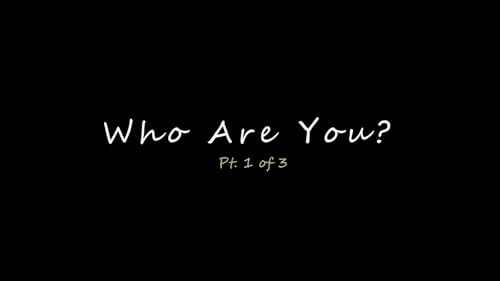Page de couverture de Who Are You? Pt. 1 of 3