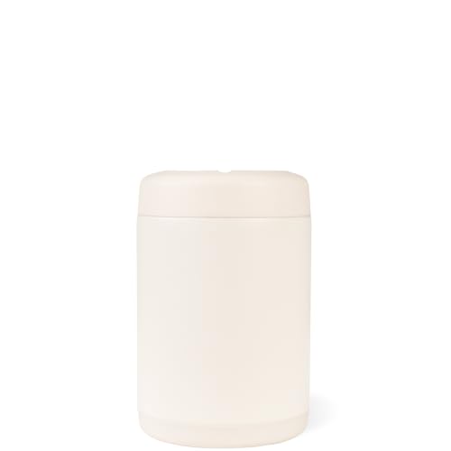 Image of HydroJug Can Cooler 12 oz, Stainless Steel Can Holder, Cream