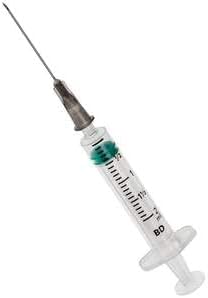 BD Emerald Syringe with Needle 2ml, Box of 100