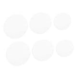 Angoily 6 Blätter Atmungsaktive Nonwoven Stoff Auskleidung für Hängekorb Pflanzgefäß Kokosfaser Ersatzliner mit Wasseraufnahme Abriebfest und Hydrophob Für Runde Pflanzenkörbe in Klein