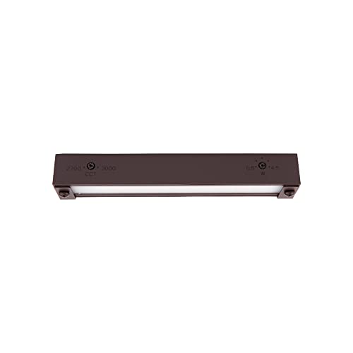 WAC Landscape Lighting, Hardscape 6in LED 12V Strip Light with Quick Release and 2-CCT 2700K-3000K in Bronze