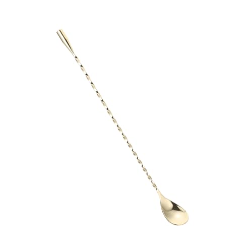 NAMOARLY Bar Spoon Stirring Coffee Household Mixing Spoon Cocktail Appetizer Blender Drink Stirrers Cocktail Mixing Sticks Iced Tea Spoon Mixer for Coffee Small Spoons Stainless Steel