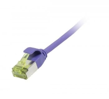 Synergy21 Câble patch RJ45, CAT6A 500 MHz, 10 m, violet, U/FTP, Slimline rond d=3,8 mm, TPE/LSZH (Superflex), AWG32, mitCat,7 Rohkabel, Synergy 21 (S217399V3). Marque