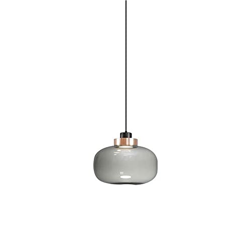 Lampe suspendue en verre luminaire droplight nordique suspension tête unique chambre