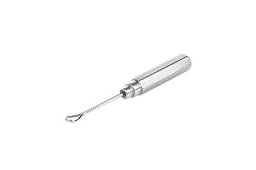 REMOS Ohrreiniger zum hygienischen Entfernen von Ohrenschmalz mit Edelstahlgriff