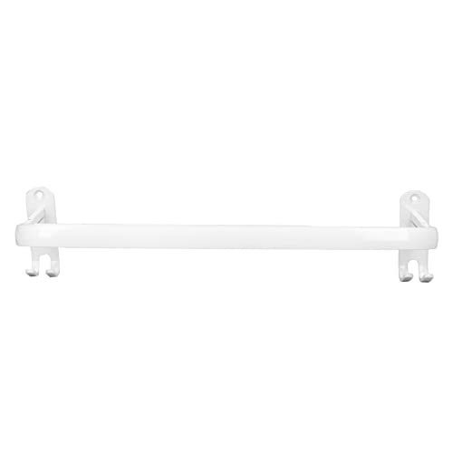 Toalheiro Barra de Toalheiro Haste Dupla Acessórios de Casa de Banho Branco Acessórios de Casa de Ba