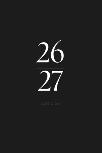 Agenda 2026-2027: 1 jour par page - Calendrier mensuel - Jours fériés et vacances scolaires (French Edition)
