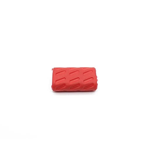 Mersuii 2pcs Motorcycle Shift Lever Cover Rubber Brake Lever Foot Pad Protector Compatible for Ducati 696 796 795 1100 Red