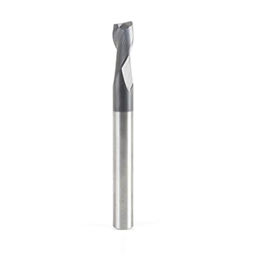 Amana Tool - 51466 CNC Solid Carbide Spiral For Steel &amp; Stainless Steel with AlTiN Coating