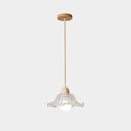 Luminaire suspendu en forme de fleur en verre pour salon et salle à manger lustre chic