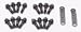 ARP 100-1414 Header Stud Kit (Black Oxide 12-Point Stud OAL=1.670 16 pcs.) Ford All Models