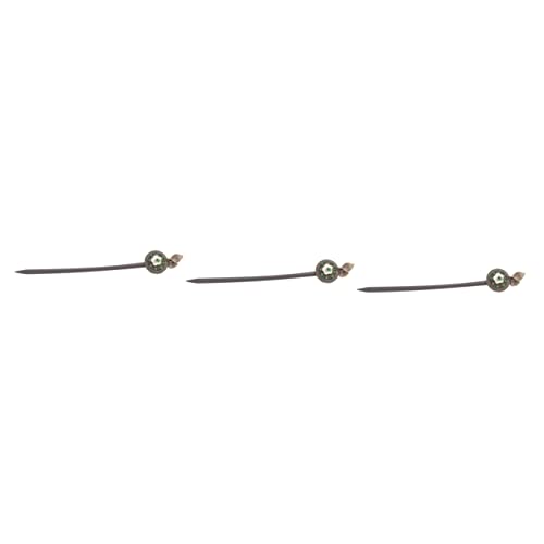 Accessoire de cheveux chinois vintage : lot de 3 pièces élégantes pour coiffure rétro