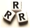 Plastic White Vertical Hole Alphabet Cube Beads, Jumbo 11mm, Letter R, 24 pcs for Key Chains