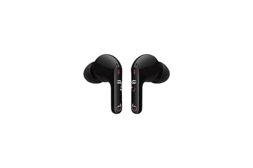 Image of LG Tone Free HBS-FN5U True Wireless Bluetooth Earbuds -Uvnano 99.9% Bacteria Free, Prestigious British Meridian Sound, Dual Microphones, IPX4 Water Resistance, Total 18 Hours Battery Life(Black)
