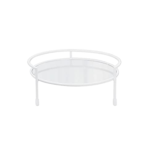 Alzata per Dolci Bianco Basamento in ferro battuto Cake Stand creativo Dessert Display Stand Domestico da sposa Display Stand Dessert Tavolo Freddo Pasto Freddo Tea Break Vassoio Alzata per Torta