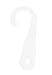 Amram Display Hooks, White 1.75", 2000/Bag