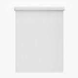 GE Smart Shade, Motorized Window Blind with Matter & Remote Control, Easy Install, White Hardware, Blackout White Fabric, Quiet Operation, 30-in Width, Adjustable Length, 1 Shade