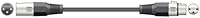 QTX Professionelles DMX-Beleuchtungskabel, XLR-Stecker auf Buchse, 10,0 m