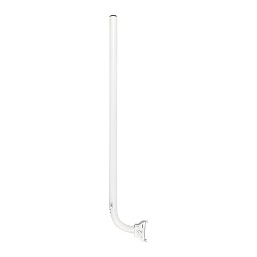 Image of Bolton 38-Inch J-Pole Mount, Adjustable Base, Weatherproof | Heavy-Duty Outdoor Mount for Signal Boosters, Yagi, TV, Dish and Camera Pole Installations