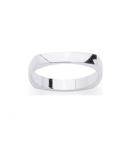 Alliance en Or Blanc 18 carats Gabin 3 mm pour un éclat intemporel