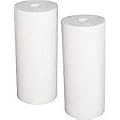 CFS – 2 Pack Whole House Heavy Duty Sediment Water Filter Cartridges Compatible with WFHD13001B, DGD Series, RFC Series, RFC-BBSA, WHKF- GD25BB Models – Remove Bad Taste & Odor, White